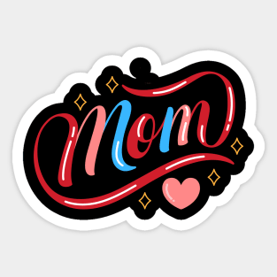 Mom - Colorful Design Sticker